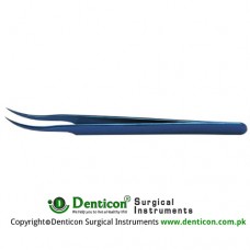 Jewelers Forcep 7 # Curved,0.17 x 0.1mm tips, 11.7cm